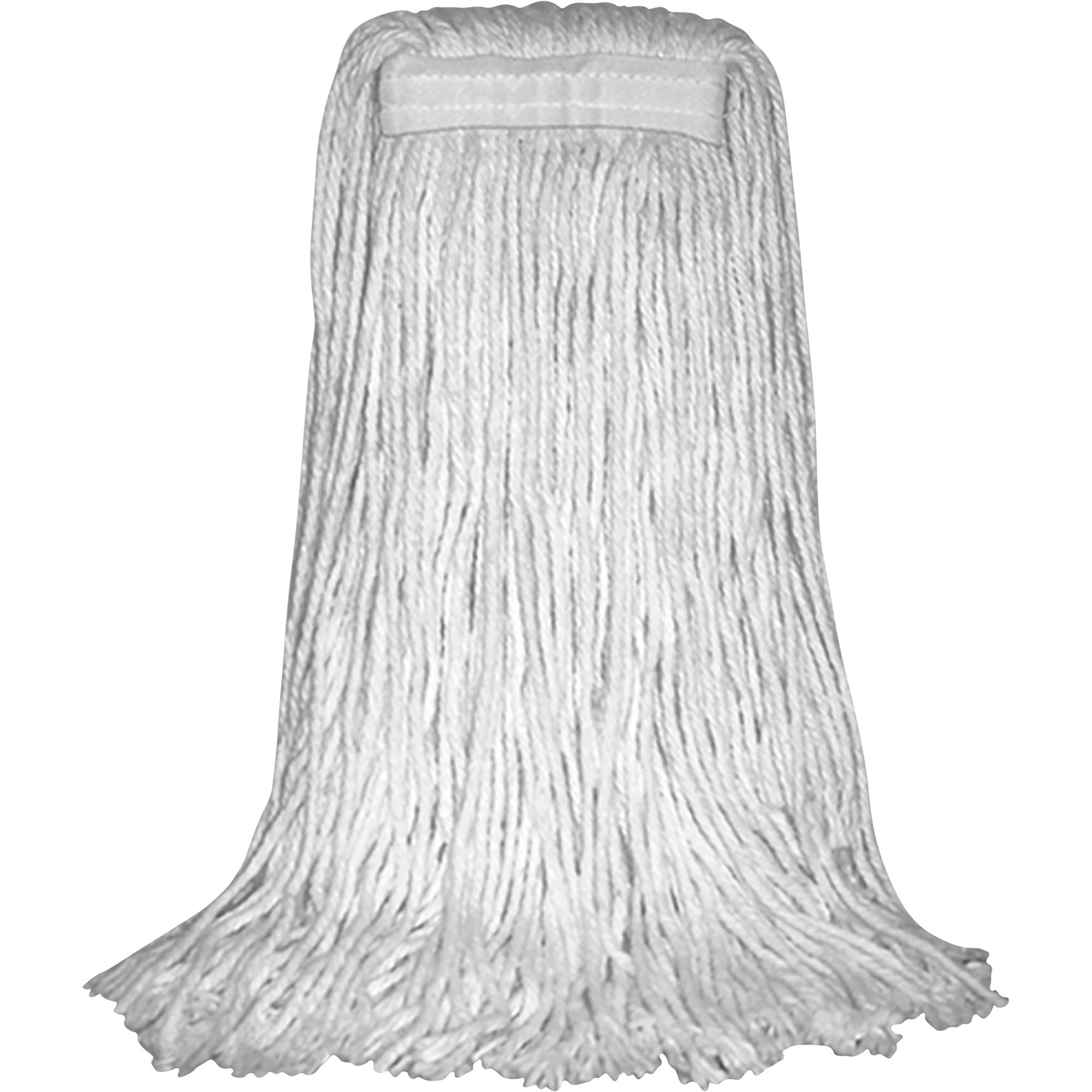 Performance Plus #32 Cotton 4-Ply Cut-End Wet Mop Heads, Model# P09007— White, 12-Pack, For Use with Quick Change Wood Handle, Model# P16070